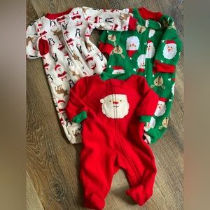 Carters Christmas Pj Set of 3